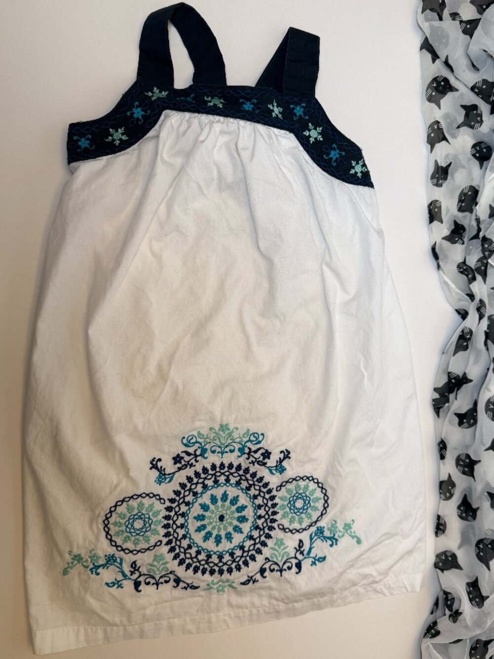 Maggie & Zoe 3T Embroidered 100% Cotton Lined Dress